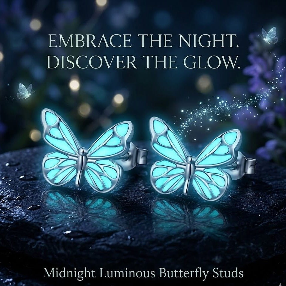 2026 Limited Edition Luminous Butterfly Earrings - Azure Glow