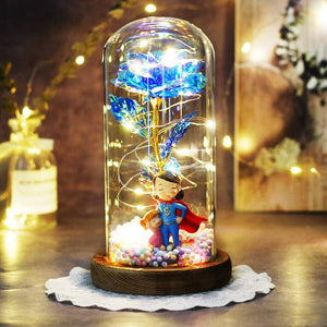 Mother's LED Galaxy Rose In Glass -  Galaxy-LoveMom