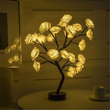 Exclusive Led Rose Tree Lamp -  Yellow