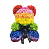 Exclusive Rainbow Rose Bear -  Full Rainbow