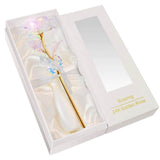 Galaxy Rose With Vase [NEW 2025 Design] - side view