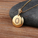 Custom Letter Necklace Pendant -  O