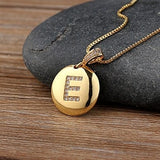 Custom Letter Necklace Pendant -  E