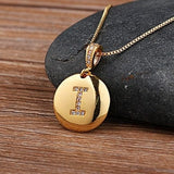 Custom Letter Necklace Pendant -  I