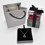 Rose Jewelry Box With Necklace -  three